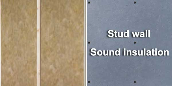 sound insulation for stud walls